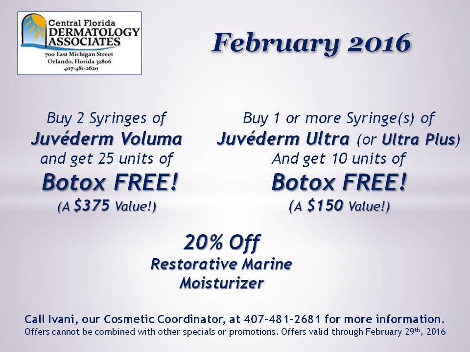 Feb 2016 Specials