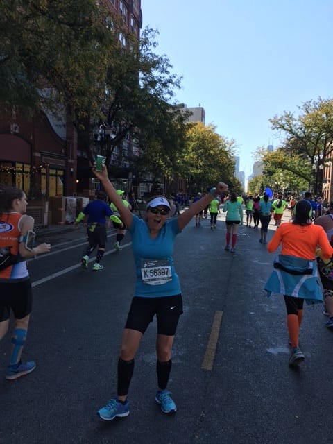Ivani Alves during Chicago Marathon 2016