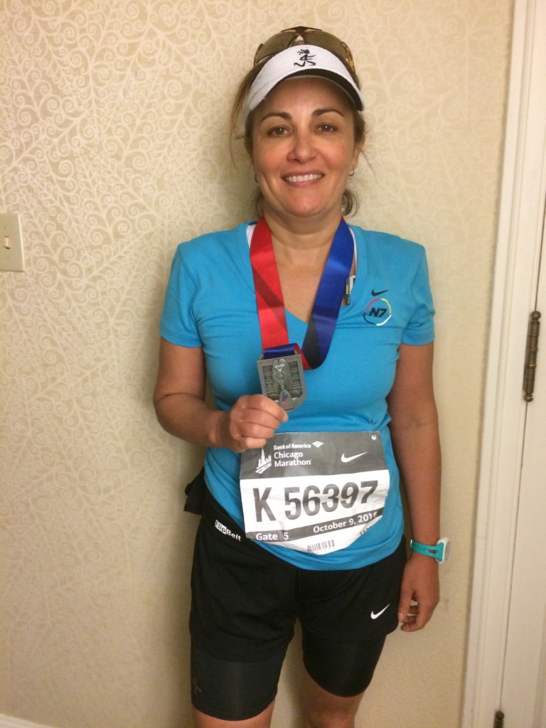 Ivani Alves Chicago Marathon 2016 Finisher!